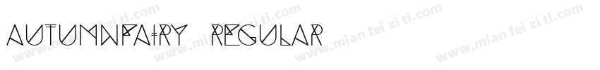 autumnfairy regular字体转换
